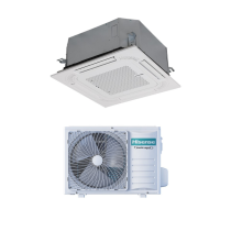 Climatizzatore Hisense a cassetta compatta 4 vie monosplit 12000 btu