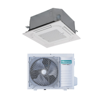 Climatizzatore Hisense a cassetta compatta 4 vie monosplit 18000 btu