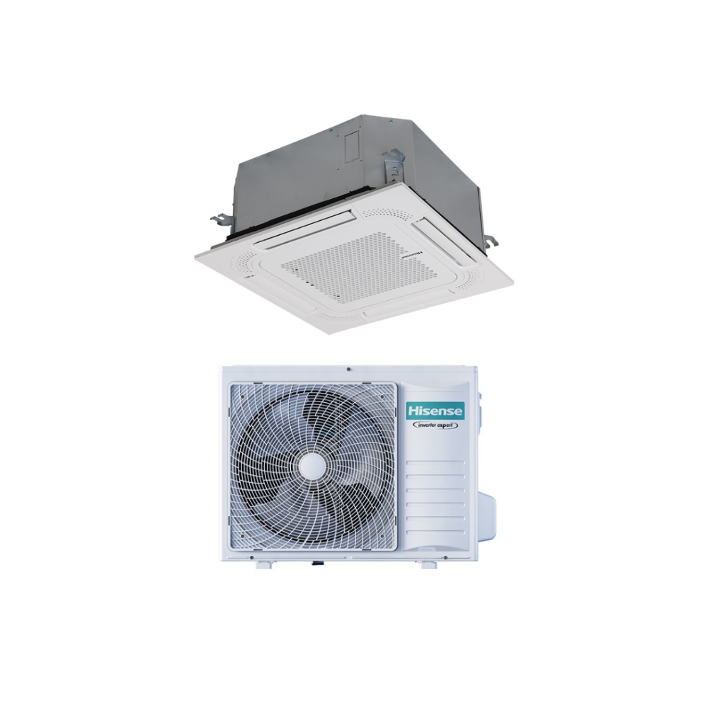 Climatizzatore Hisense a cassetta compatta 4 vie monosplit 18000 btu