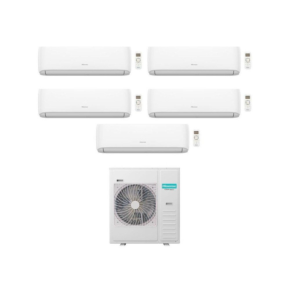 Climatizzatore Hisense Hi-Comfort Penta split 7 + 7 + 7 + 9 + 9 btu