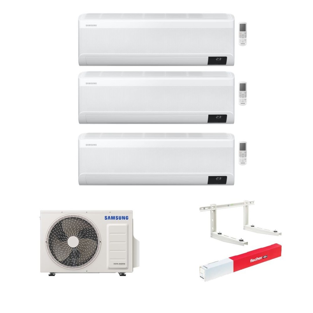 Climatizzatore Samsung Windfree Avant Trialsplit 7000+7000+7000 btu