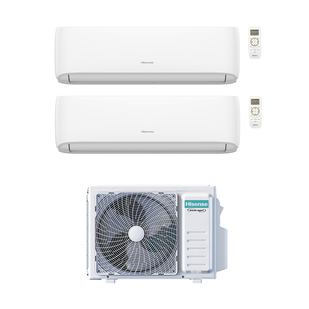 Climatizzatore Hisense Hi-Comfort Dual split 7000 + 7000 btu