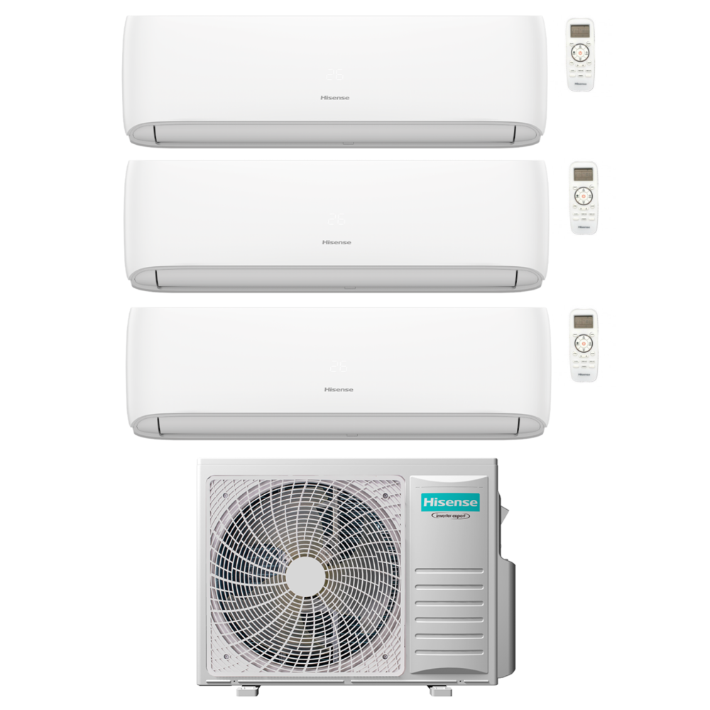 Climatizzatore Hisense Hi-Comfort Trial split 7000 + 9000 + 9000 btu