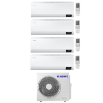 Climatizzatore Samsung Cebu Wi-fi Quadri split inverter 7000 + 7000 + 7000 + 7000 btu gas R32 (U.E. AJ080TXJ4KG/EU)