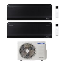 Climatizzatore Samsung Windfree Black Wi-fi Dual split 9000+9000