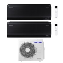 Climatizzatore Samsung Windfree Black Wi-fi Dual split 12000+12000