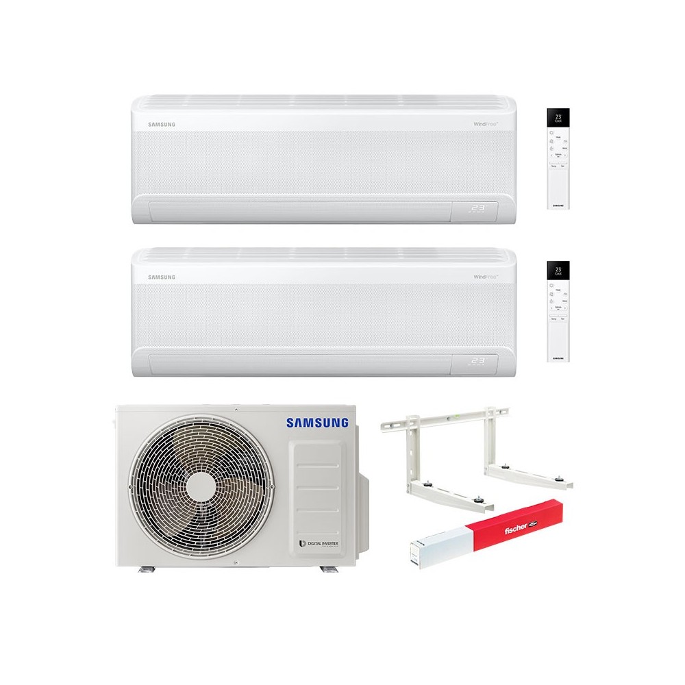 Climatizzatore Samsung Windfree Avant S2 Wi-fi Dual split 9000+9000