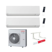 Climatizzatore Toshiba Shorai Edge White Dual split 13000+13000 btu