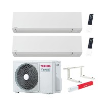 Climatizzatore Toshiba Shorai Edge White Dual split 10000+13000 btu