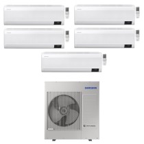 Climatizzatore Samsung Windfree Avant Wi-fi Penta split 7000 + 7000 + 7000 + 7000 + 7000 btu gas R32 (U.E. AJ100TXJ5KG/EU)